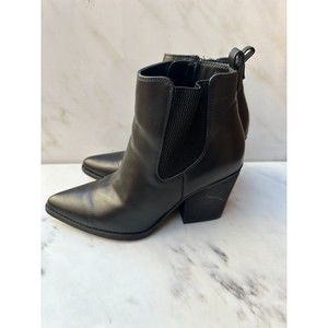 $110 SOUL Naturalizer Women's Micah Ankle Boot, Black Smooth, 8